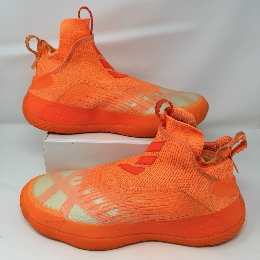 adidas N3XT L3V3L Futurenatural Screaming Orange Basketball Shoes Mens 13 FX3555